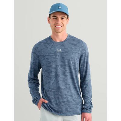 Huk A1A Pro Long-Sleeve Crew Top Men's