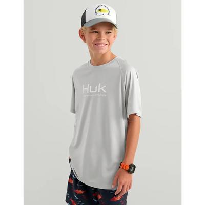 Huk Pursuit Short-Sleeve Crew Top Kids'
