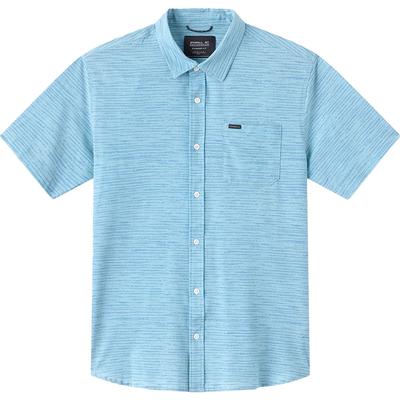 Oneill TRVLR UPF Traverse Stripe Standard Short Sleeve Woven Shirt Men's