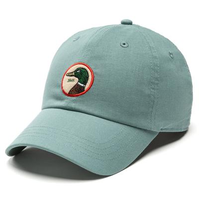 Duck Head Circle Patch Linen/Cotton Hat