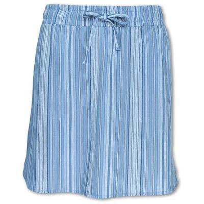 Purnell Striped Flax Blend Skort Women's