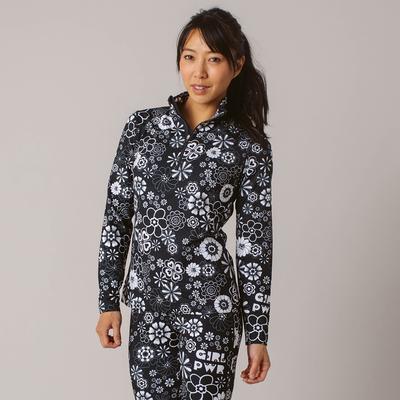 KK W GIRL POWER 1/4 ZIP BASELAYER TOP