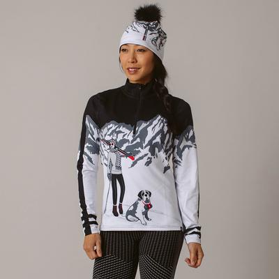 KRIMSON KLOVER W BERNIE 1/4 ZIPBSLYR TOP