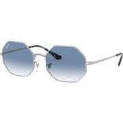 SILVER/LIGHT BLUE GRADIENT LENS
