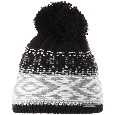 SCREAMER W DIAMOND STRIPE BEANIE