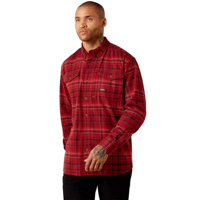 Ariat Rebar Flannel Durastretch Work Shirt Men's