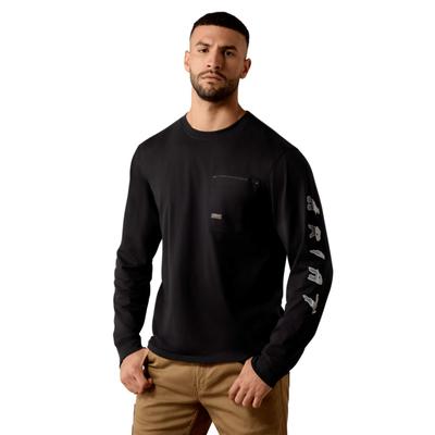 Ariat Rebar Workman Bearded Skull Long Sleeve T-Shirt Men's