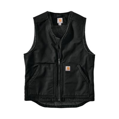Carhartt Relaxed Fit Washed Duck Sherpa-Lined Vest Men's