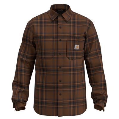 Carhartt Rugged Flex Relaxed Fit Midweight Flannel Long-Sleeve Plaid Shirt Men's
