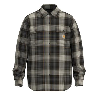 Carhartt Loose Fit Heavyweight Flannel Long-Sleeve Plaid Shirt Men's