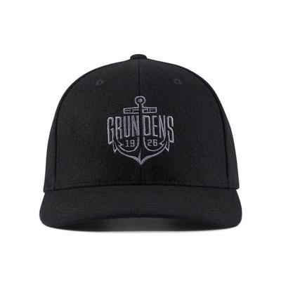 GRUNDENS LOGO ANCHOR WOOL TRUCKER