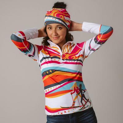 KK W DREAM ON 1/4 ZIP BASELAYER TOP
