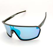 MATTE BLACK/BLUE REVO POLARIZED