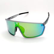 MATTE GREY/GREEN REVO POLARIZED
