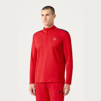 Descente Shoulder Logo Knit T-Neck Men's