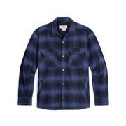 DEEP BLUE GRIZZLY PLAID