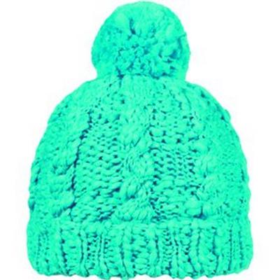 Turtle Fur Hand Knit Cheley Pom Hat Womens