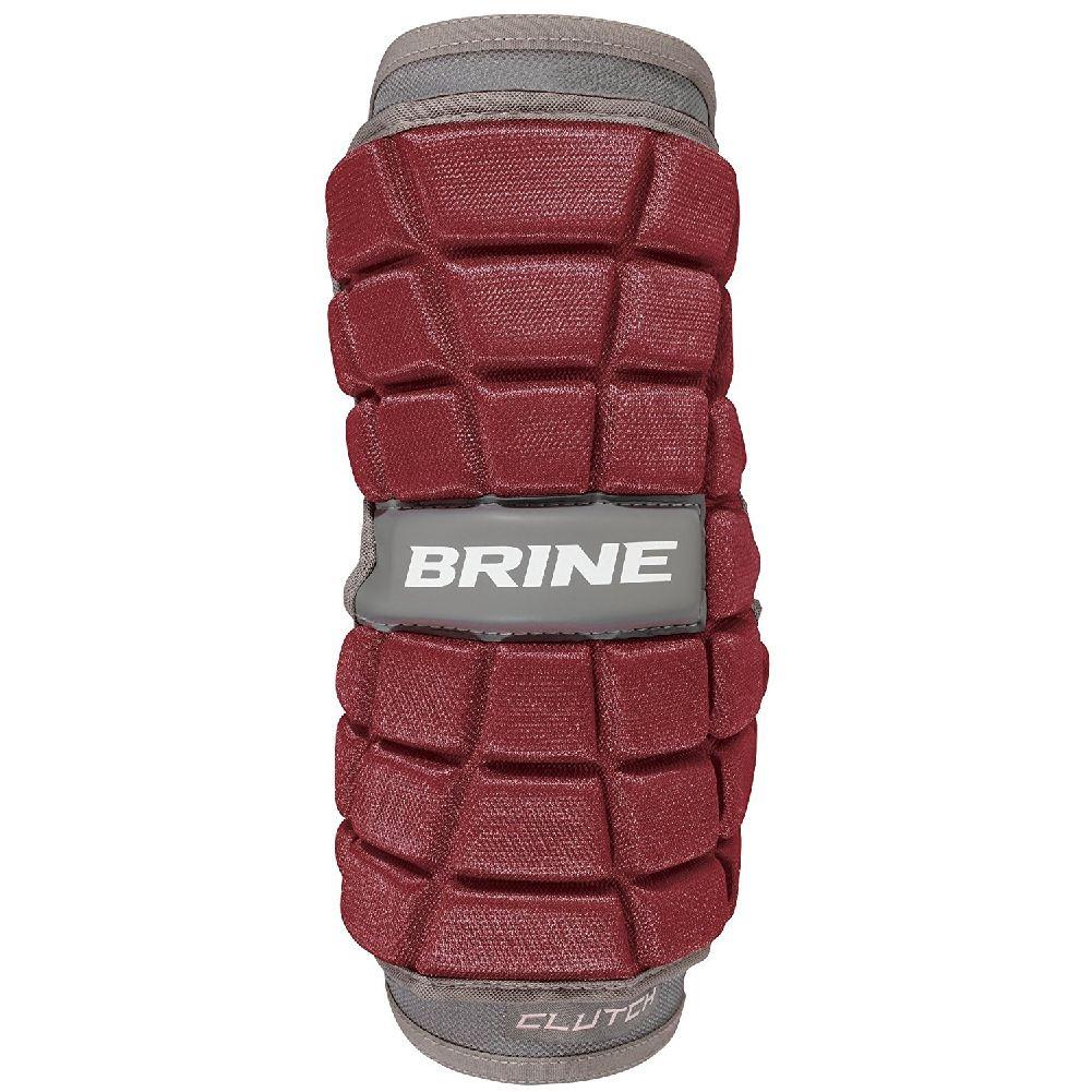  Brine Clutch Lacrosse Arm Pad Maroon Size L