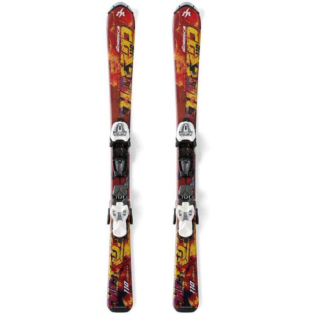  Nordica Youth Hot Rod Skis W/Junior Bindings