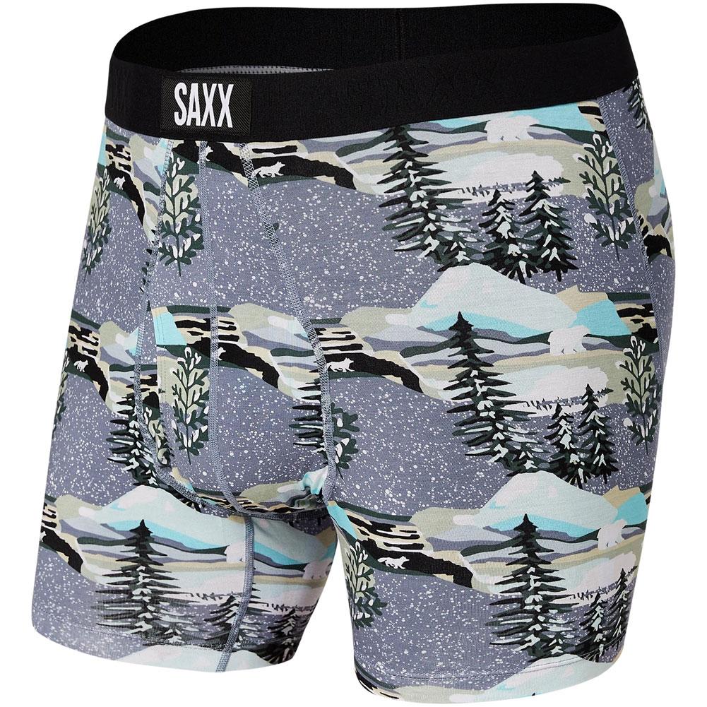 SAXX Vibe Boxer Brief - Cold Hard Cash/Ice Green