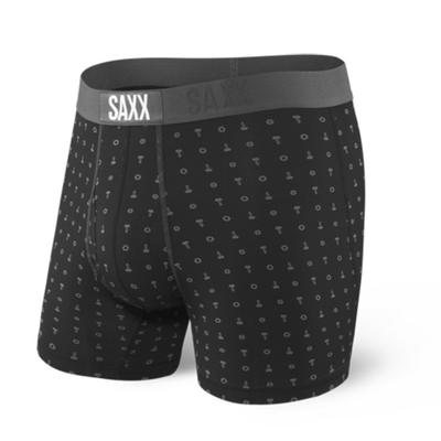 SAXX Boxer Brief 2 Pack Black/Salt Pepper - Penners
