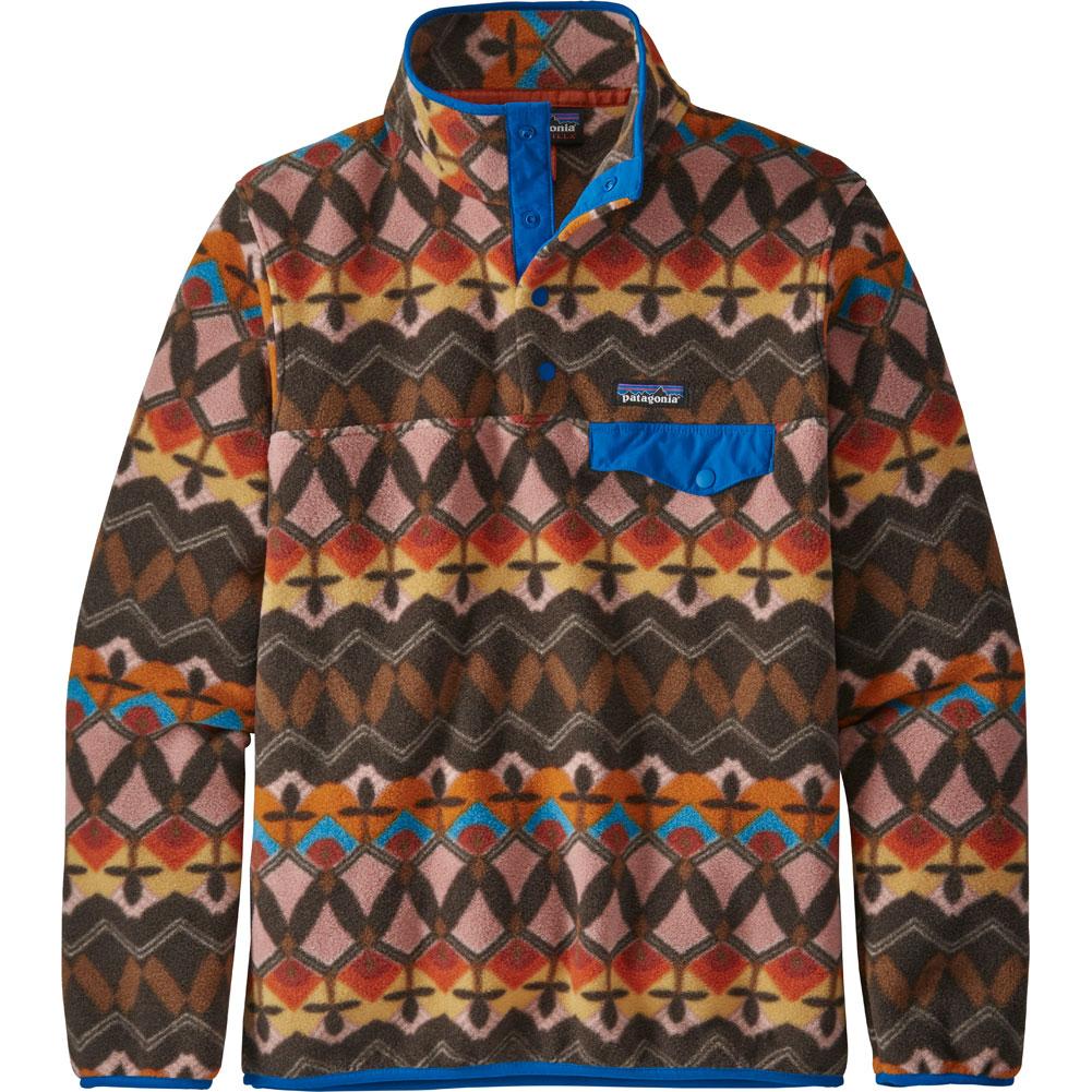 Patagonia Women's Lightweight Synchilla Snap-T Pullover Companions Big: Anthos Pink / Xs
