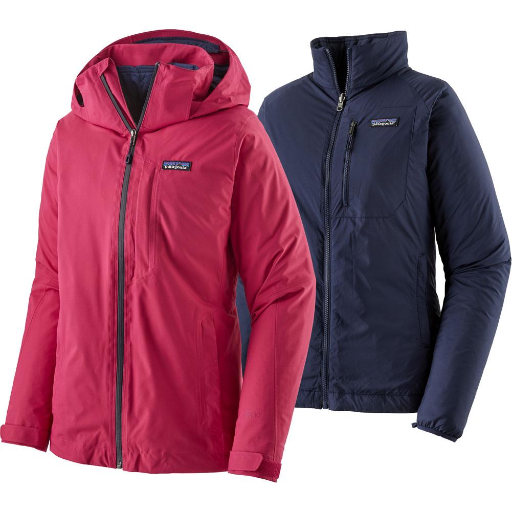 patagonia snowbelle 3 in 1 smolder blue