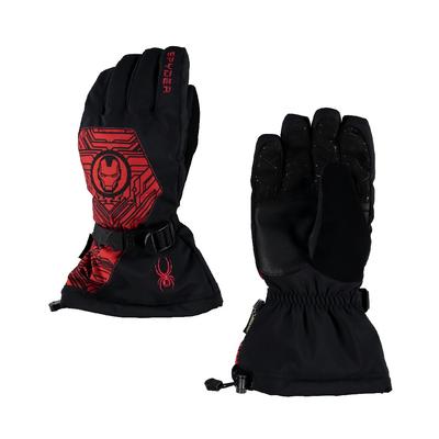 Spyder Marvel Overweb Gloves,Ski Snowboarding Gloves,Size XL,Black/Spiderman,NWT 
