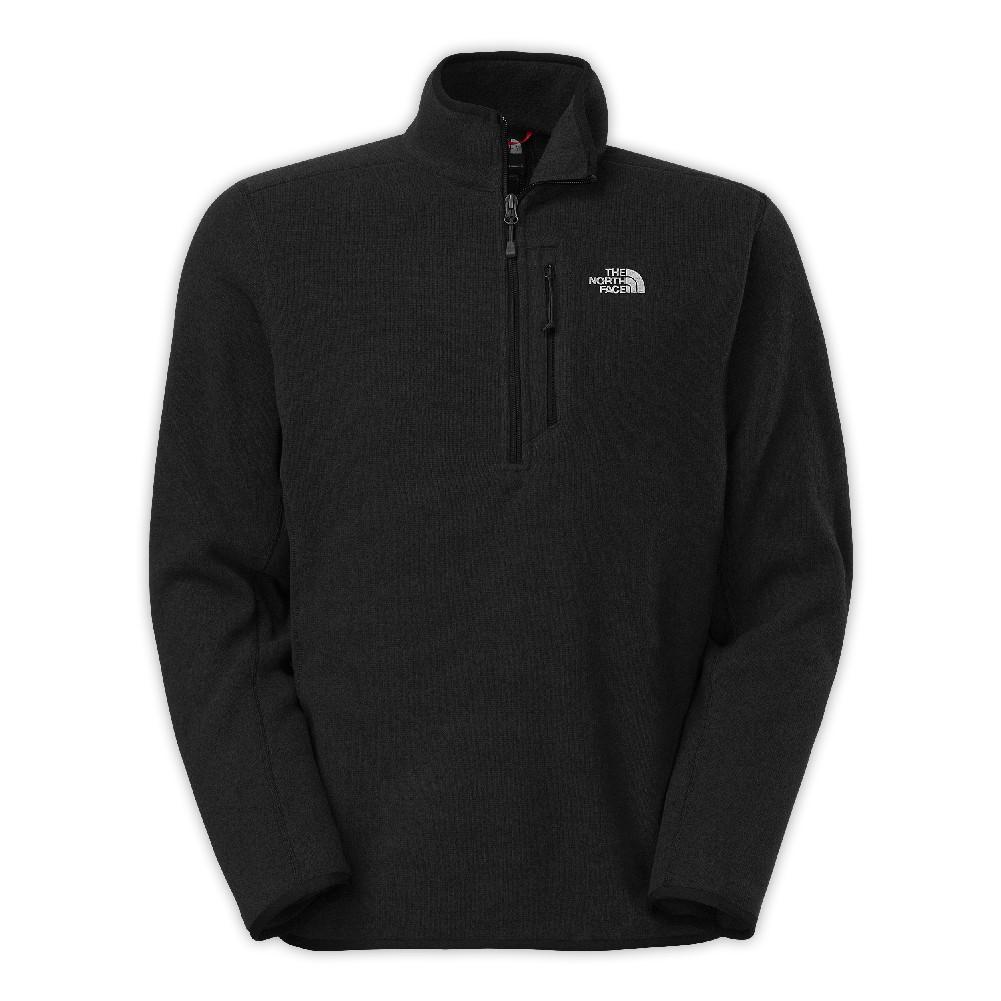 north face black quarter zip