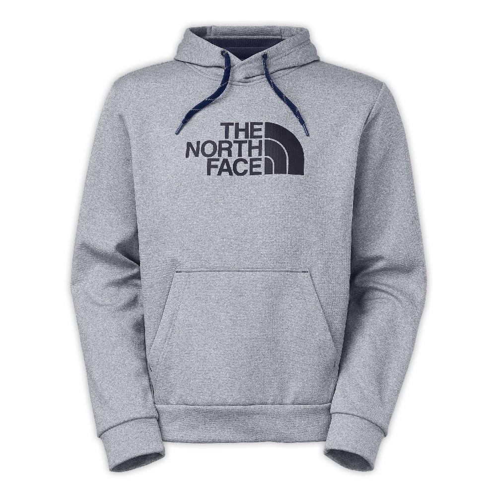 grey north face pullover