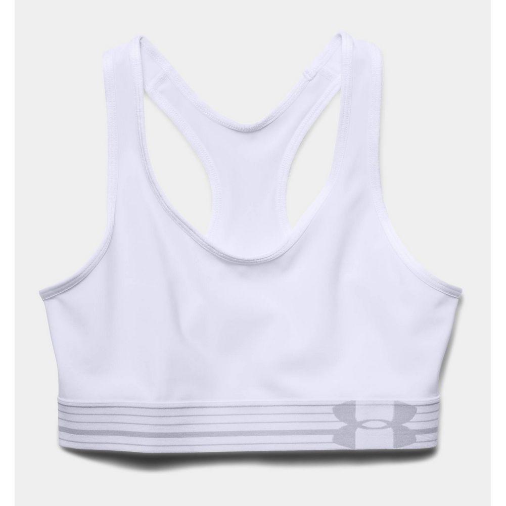 Under Armour HeatGear Armour Mid White bra