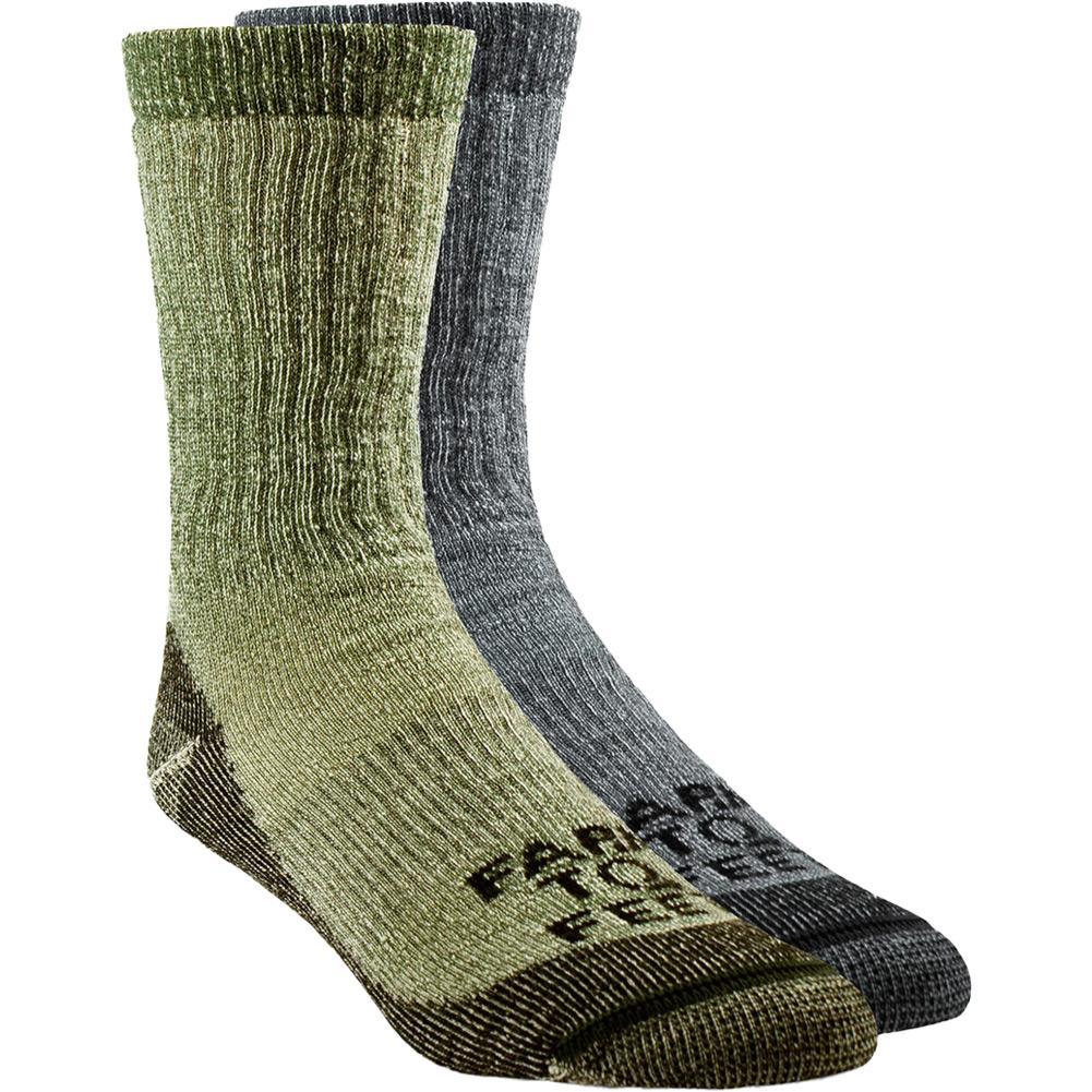Farm To Feet Boulder Midweight Cushion Crew Socks (2- Pack)