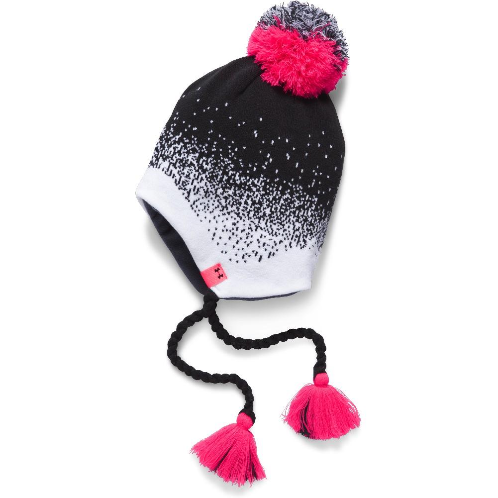 pink under armour beanie