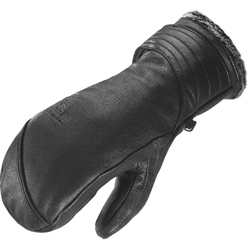 Leather mittens