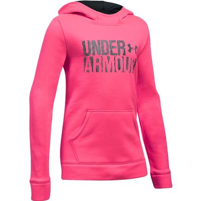 Under Armour Fleece Wordmark Hoodie Girl's