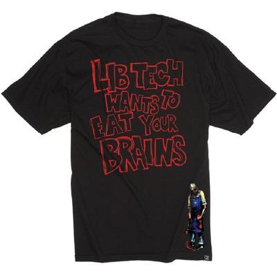 Lib Tech Eat Your Brains Tee Shirt Men's