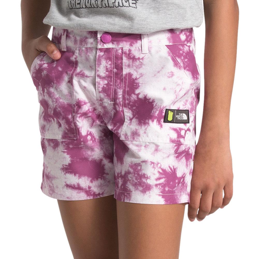 girls north face shorts