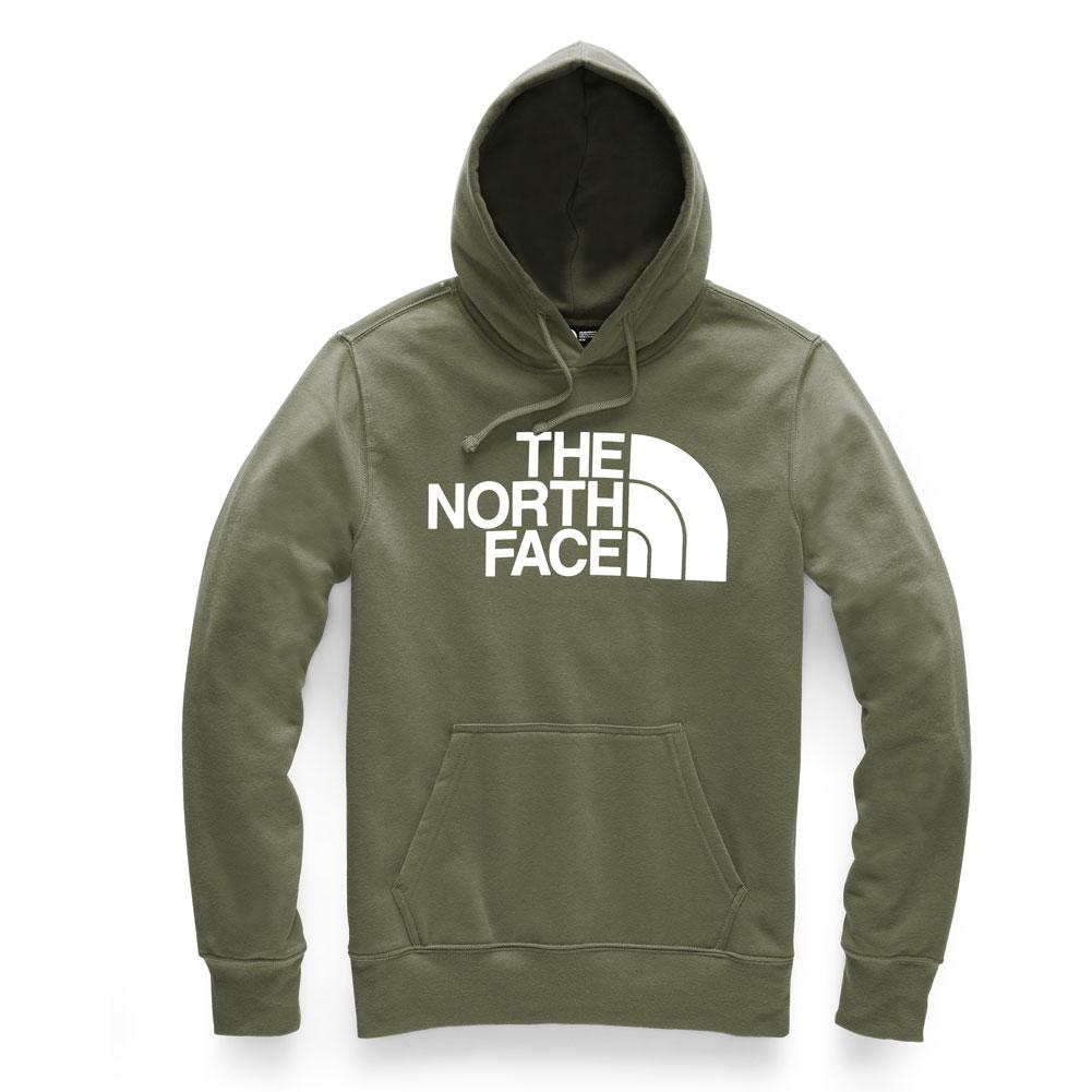 olive green north face hoodie
