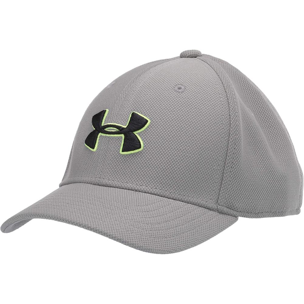 New Black White Steel Under Armour Blitzing 3.0 Hat