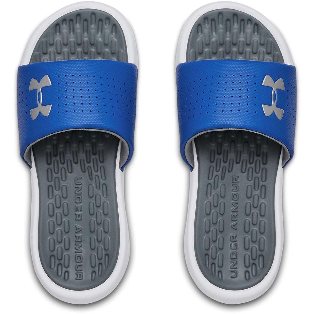 boys under armour flip flops