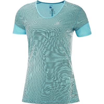 Salomon Trail Runner Short Sleeve Tee Women's - Blue Curacao