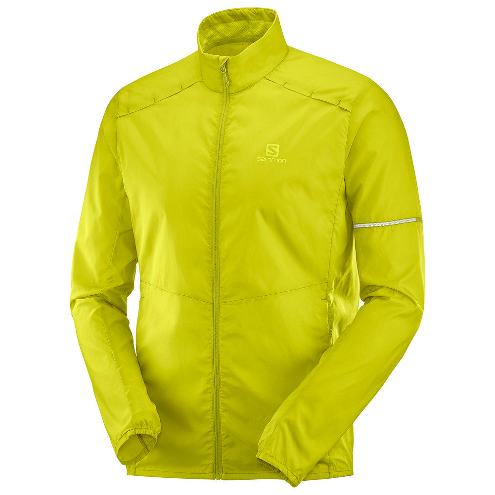 salomon men's agile wind jacket