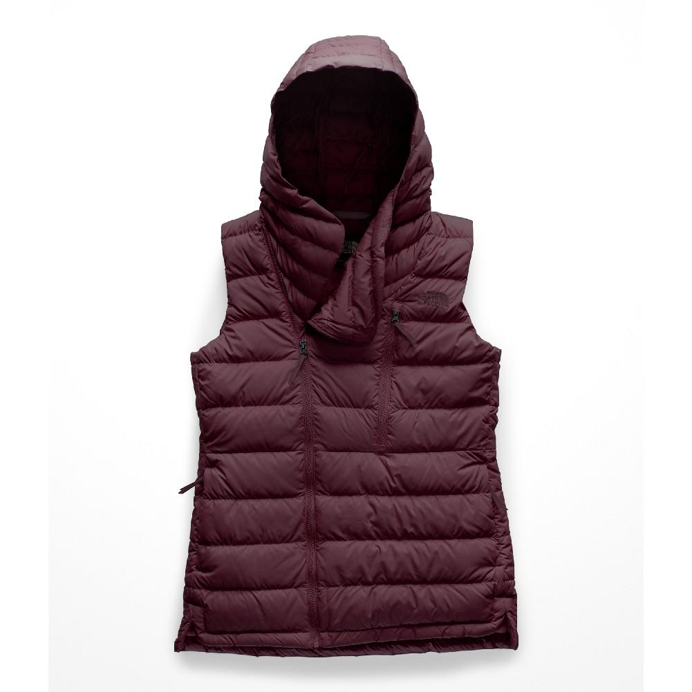 north face white vest