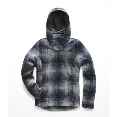 north face crescent hooded fleece pullover