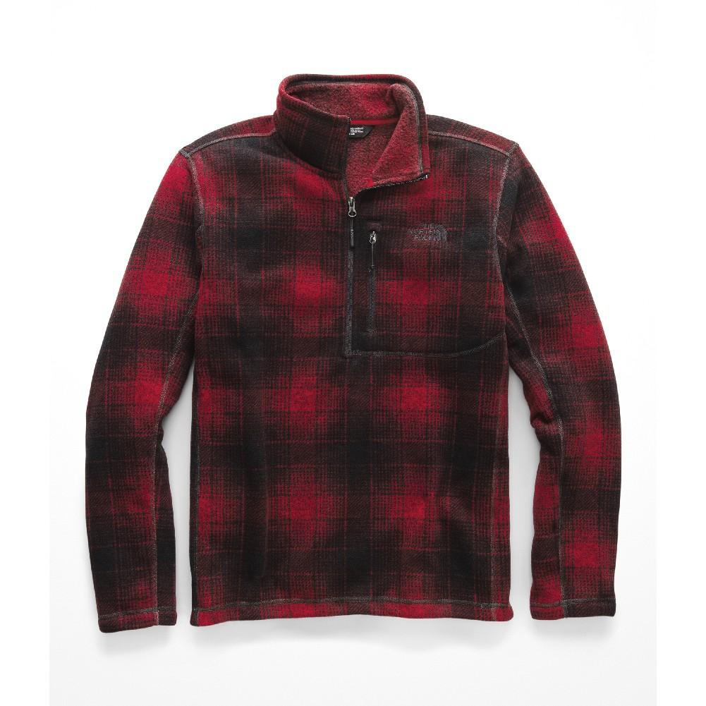 north face red plaid jacket