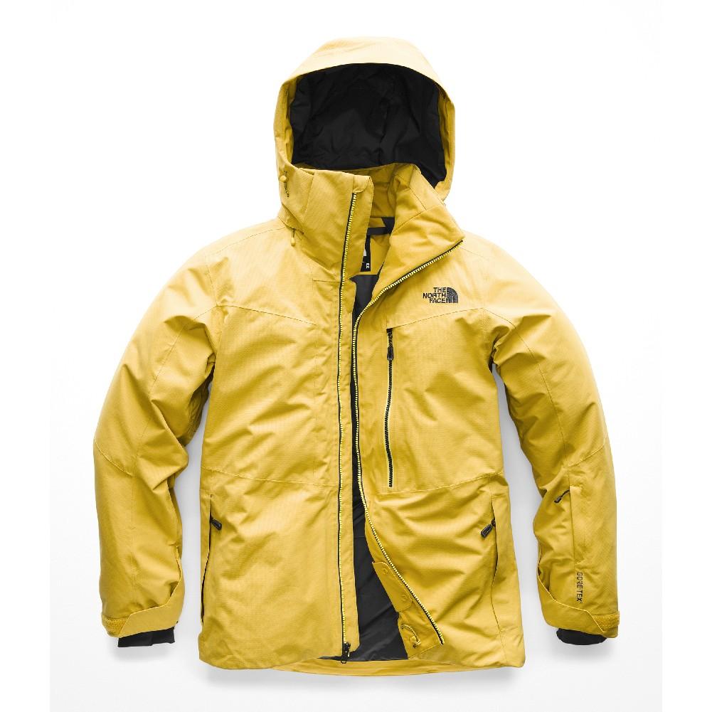 north face yellow raincoat