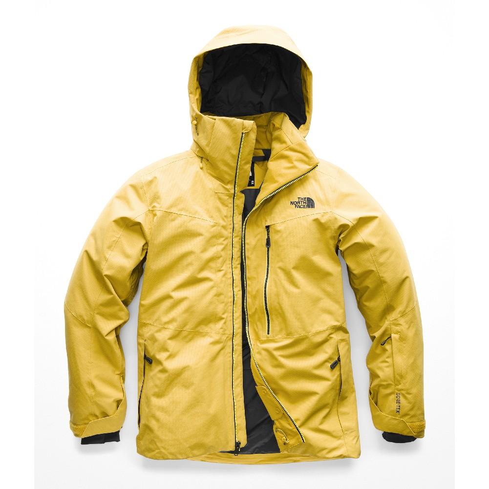 north face gore tex jacket yellow