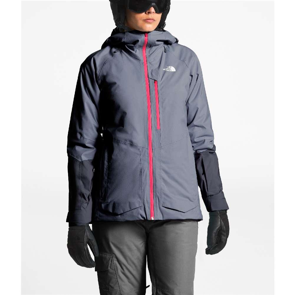 grey north face ski jacket