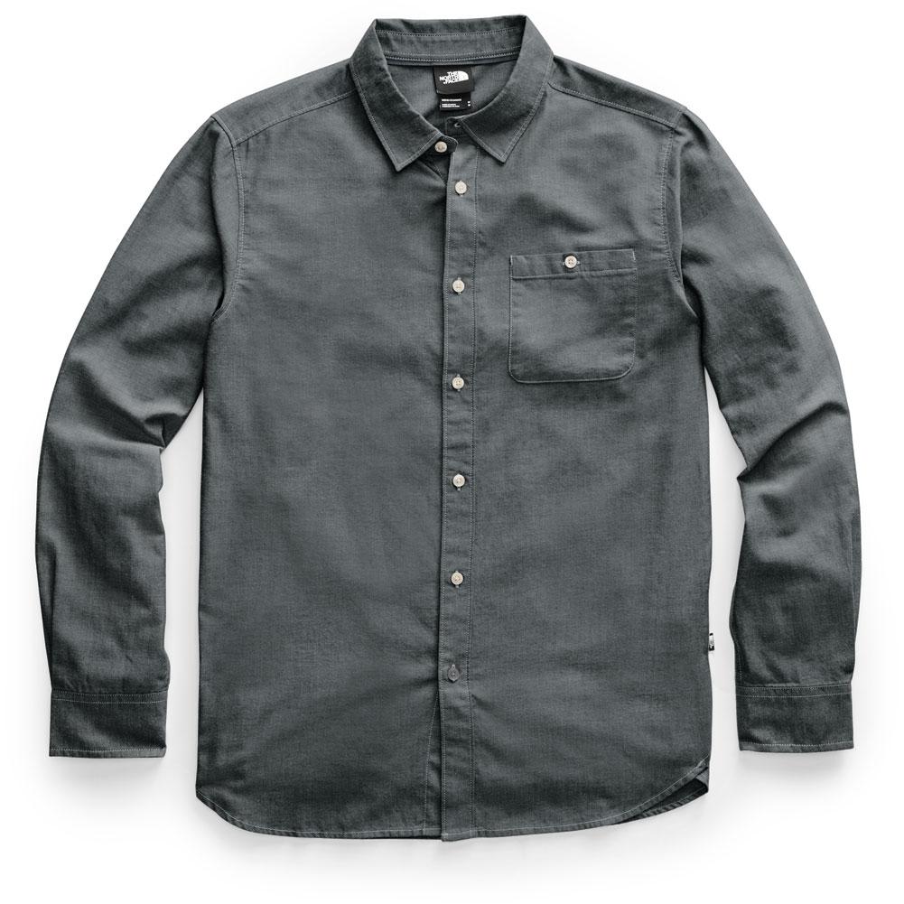 north face long sleeve button down shirt