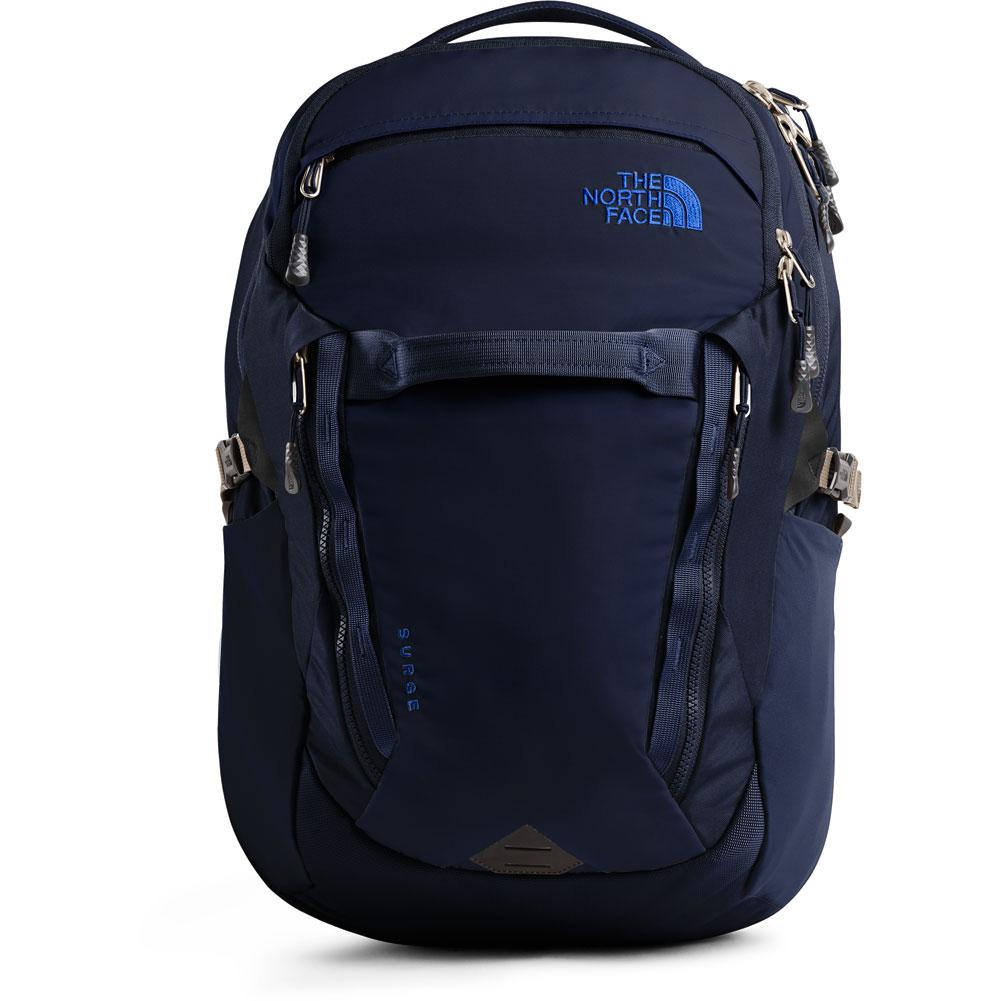 north face surge backpack blue